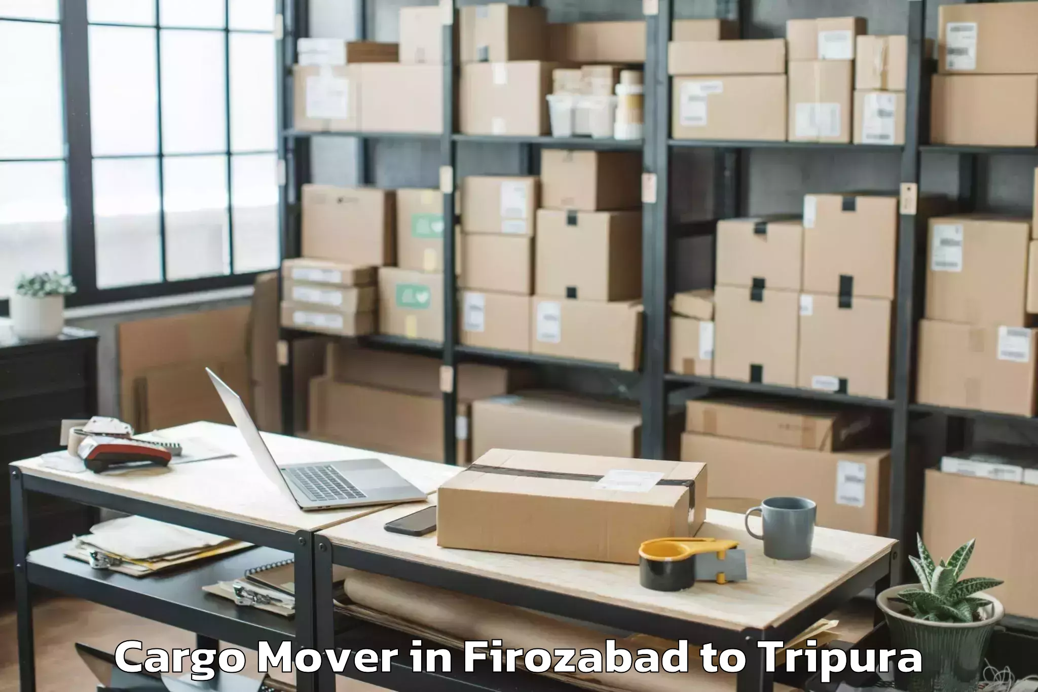 Trusted Firozabad to Panisagar Cargo Mover